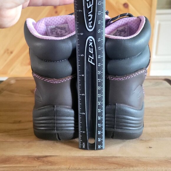 Avenger Framer A7123 Brown/Lilac Work & Safety Boots Women's SZ 9.5M - Picture 5 of 8
